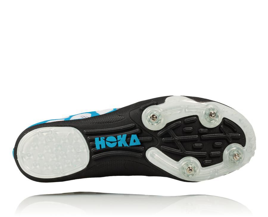 Hoka One One Spikes Dame - Rocket X - Hvide/Blå - 250749XDJ